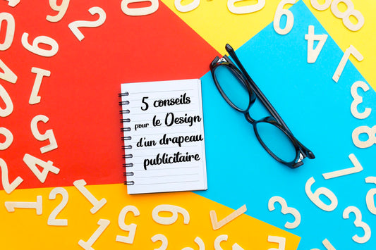 5 conseils pour le design d'un drapeau publicitaire