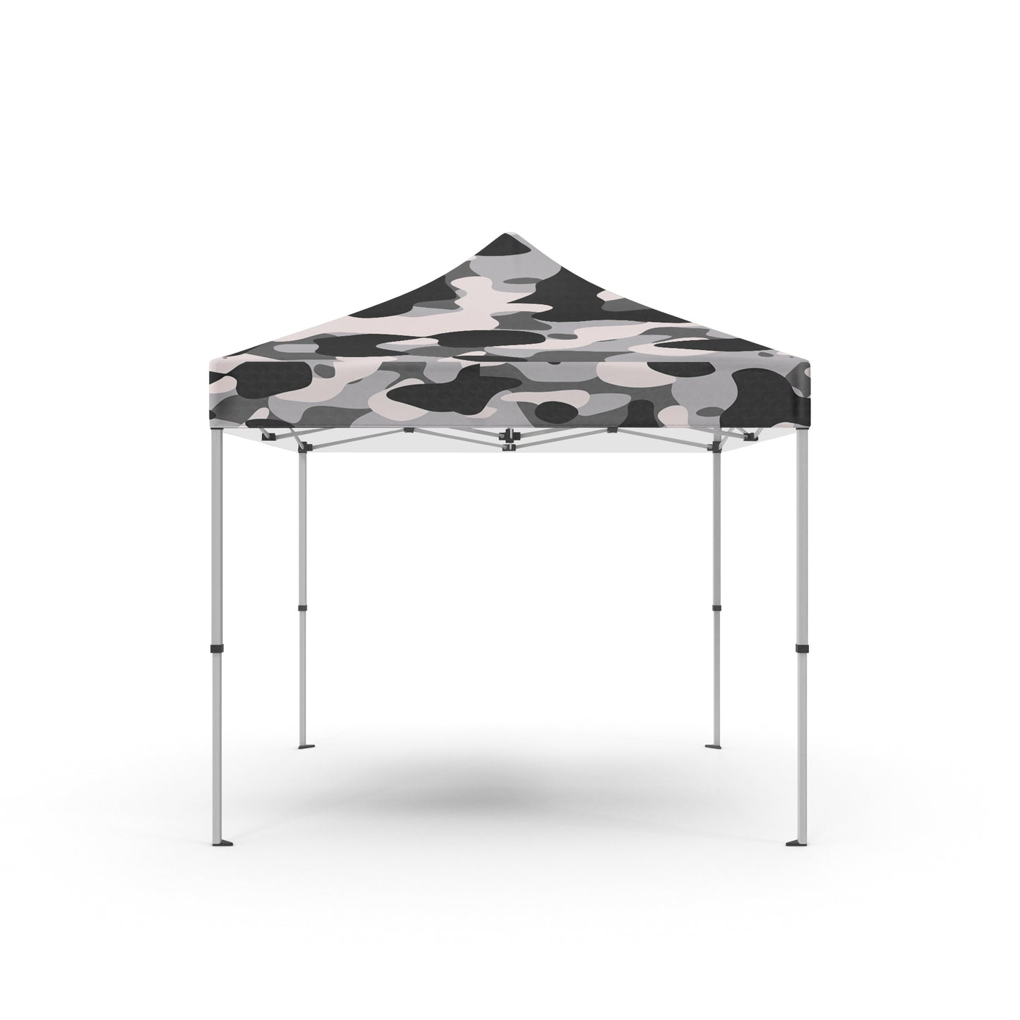 Tente pliable barnum camouflage artique gris blanc