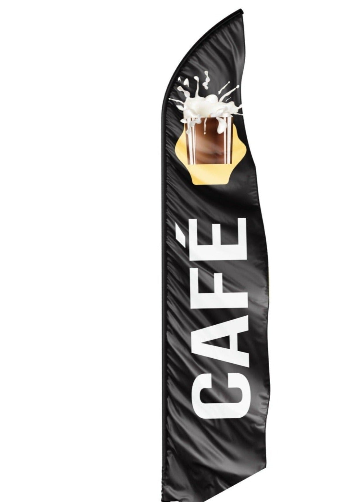 Voile seule pour Drapeau oriflamme publicitaire CAFE