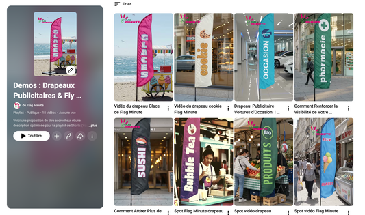 Playlist Flag minute sur Youtube 