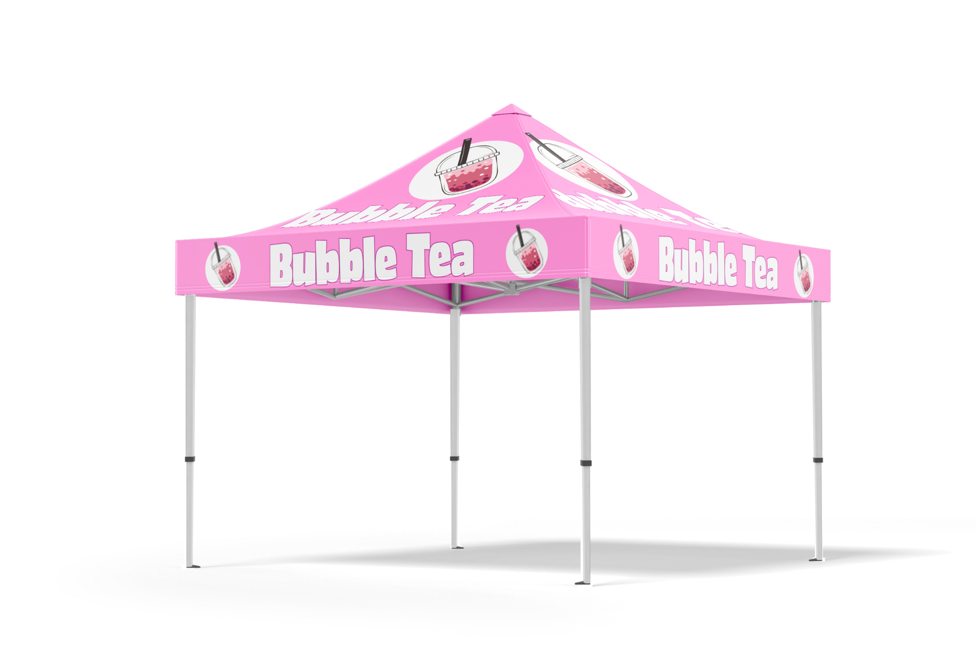 tente d'exposition Tente d'exposition barnum Bubble Tea rose| Flag Minute