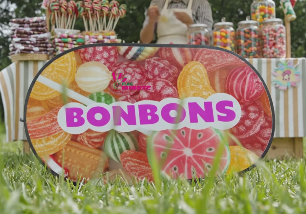 video de présentation du golf banner Flag Minute bonbons 