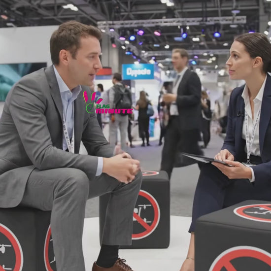 Video de présentation du cube interdit au drone de Flag Minute