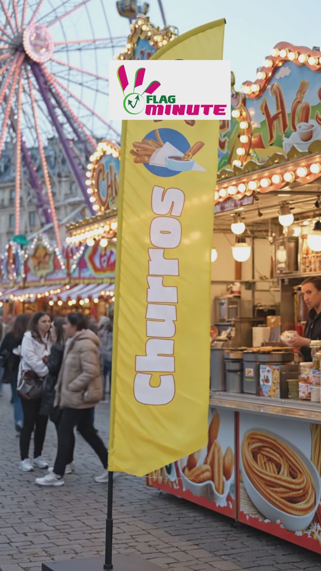 Video du drapeau churros de Flag Minute
