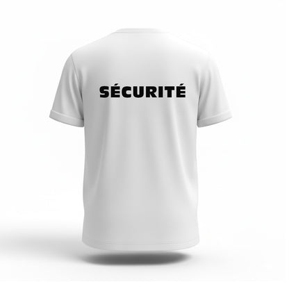 T-Shirt SÉCURITÉ – Identification claire pour agents et équipes