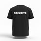 T-Shirt SÉCURITÉ – Identification claire pour agents et équipes
